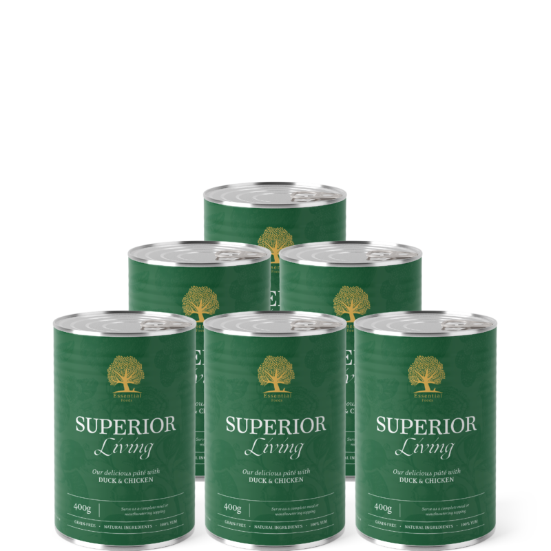 ESSENTIAL SUPERIOR LIVING PÂTE 6x400G