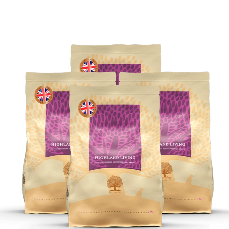 4 x 2,5KG ESSENTIAL HIGHLAND LIVING SMALL SIZE UK
