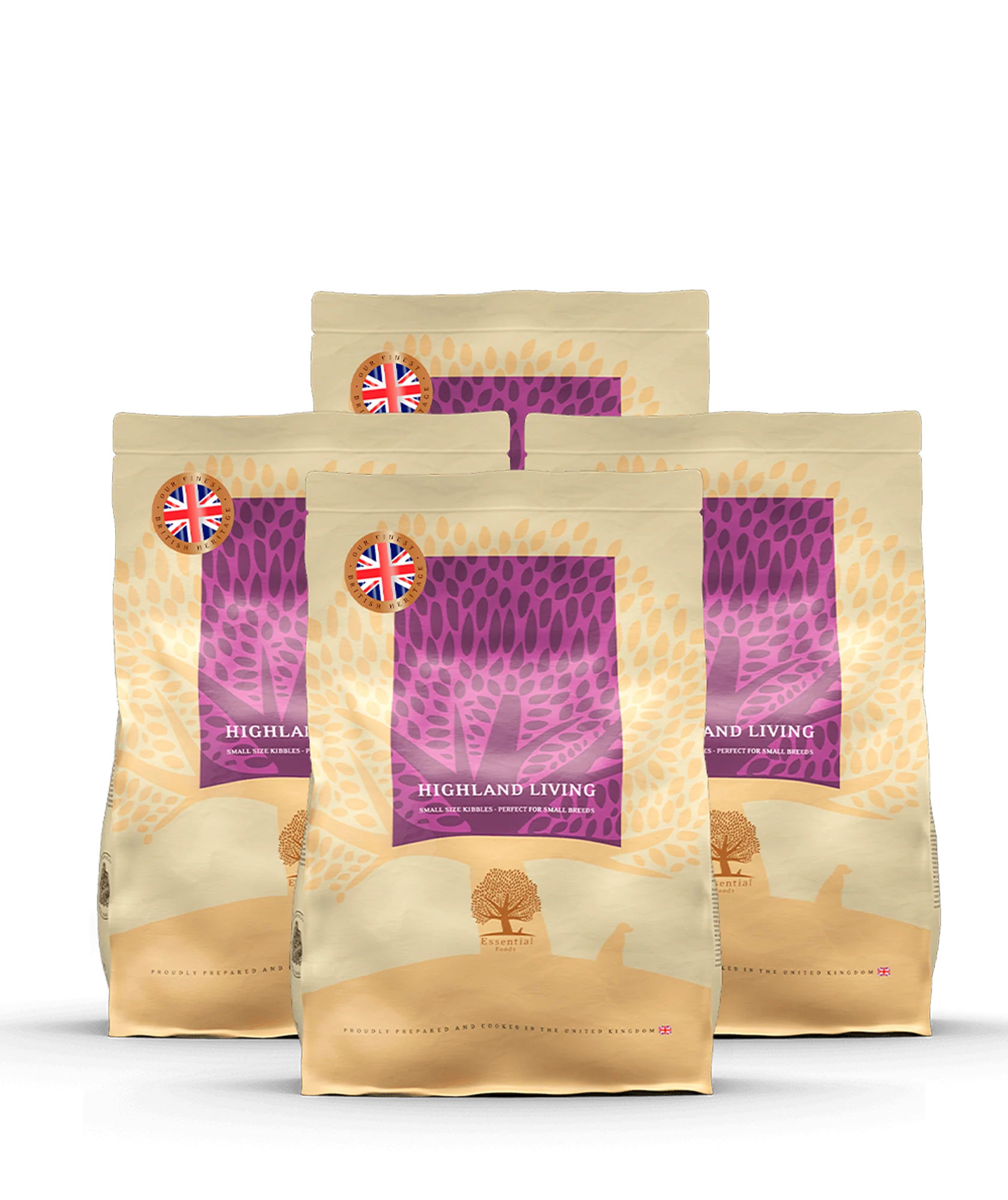 PACK 4 x 2,5KG ESSENTIAL HIGHLAND LIVING SMALL SIZE