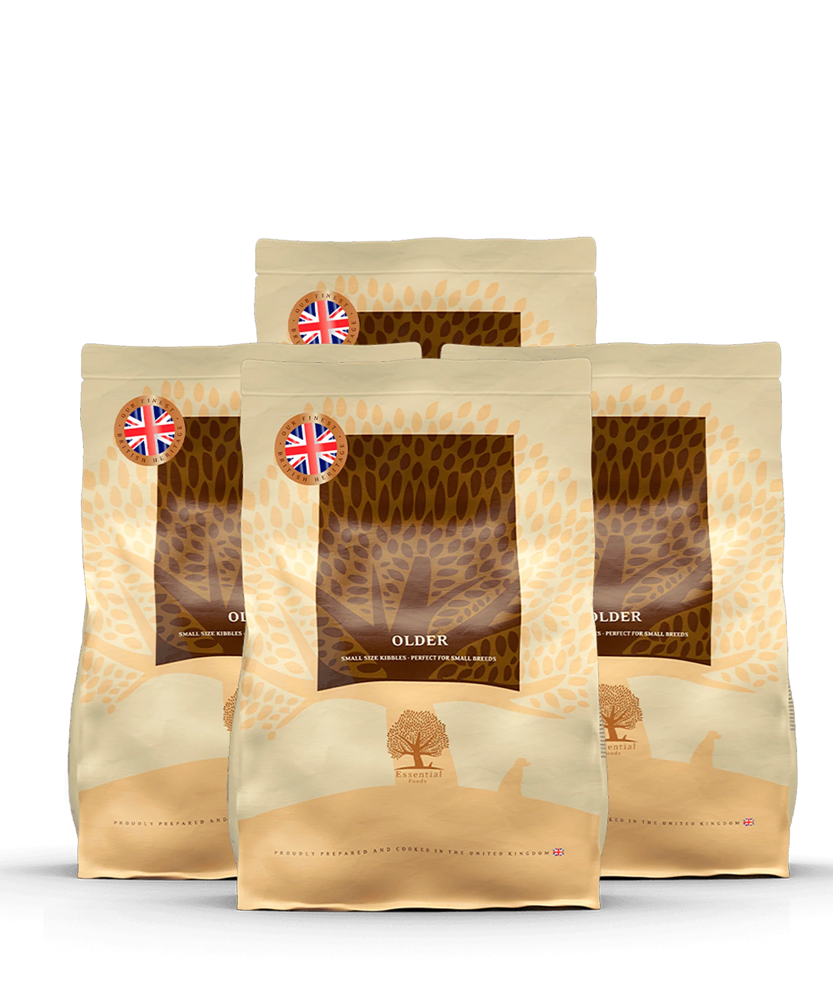 PACK 4 x 2,5KG ESSENTIAL OLDER SMALL SIZE